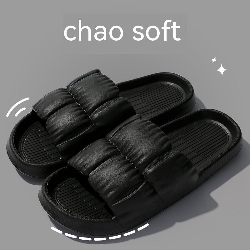 Dép Đi Trong Nhà Tắm Bằng EVA Xếp Ly Chống Mùi Chống Trượt Không Gây Tiếng Ồn Dành Cho Cặp Đôi Nam Nữ Mới