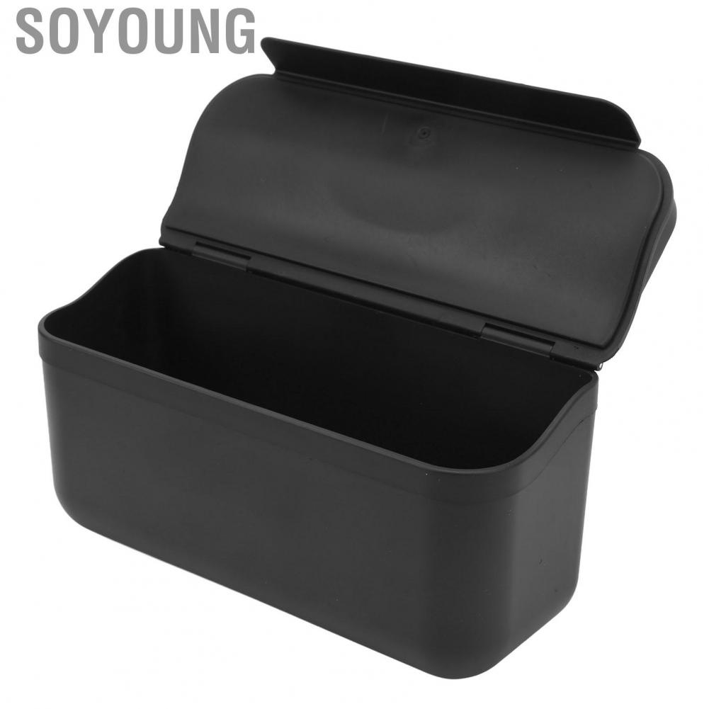 Soyoung Center Console Side Organizer Neat Storage Easy Access Black Portable Replacement for Tesla Model 3 Y