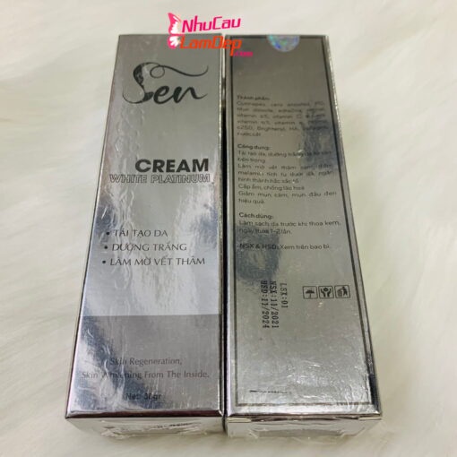 Kem Face Sen Dưỡng Trắng Da Căng Mịn - Sen Face Cream Whitening Mỹ Phẩm Sen