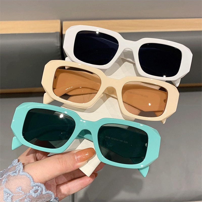 Kính Mát Gọng Oval Chống Tia UV Phong Cách Retro Thời Trang Cho Nam Nữ