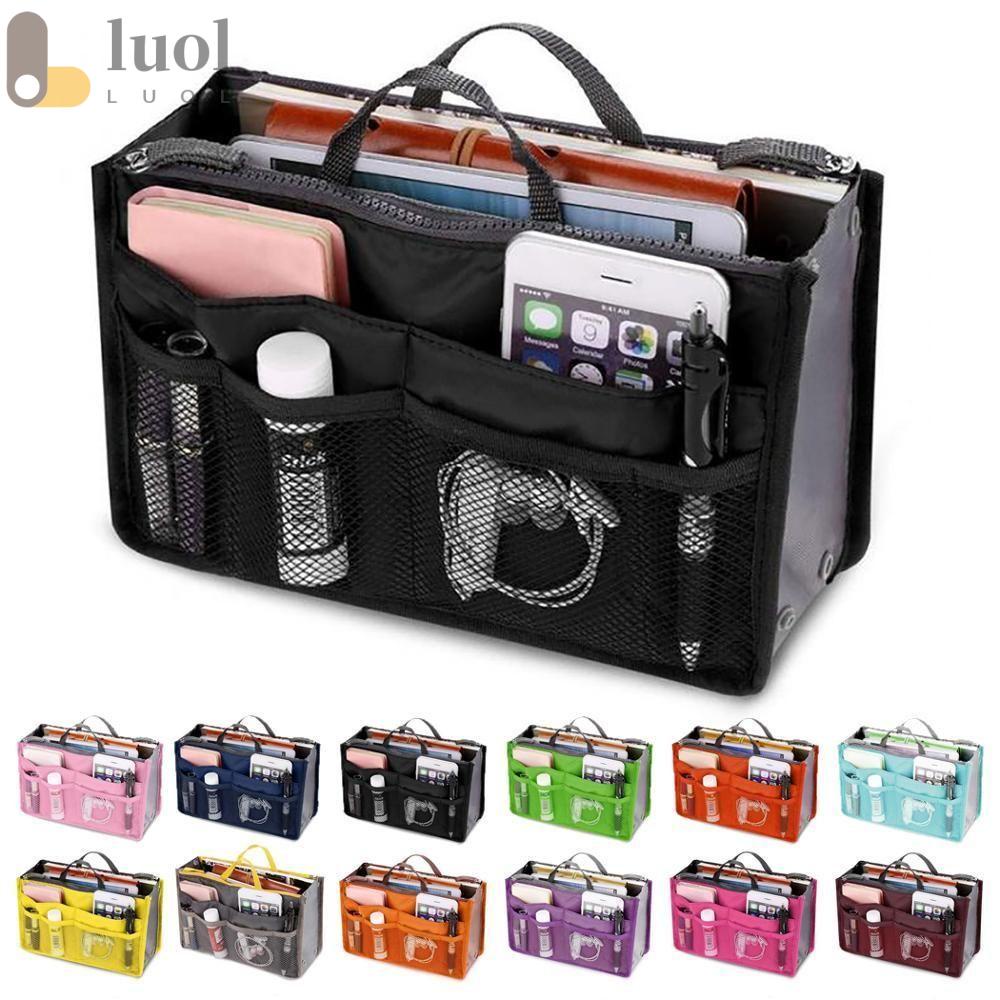 [Hàng mới về] Túi đựng đồ trang điểm/ vệ sinh cá nhân/ máy tính xách tay sức chứa lớn nhiều màu sắc tiện lợi