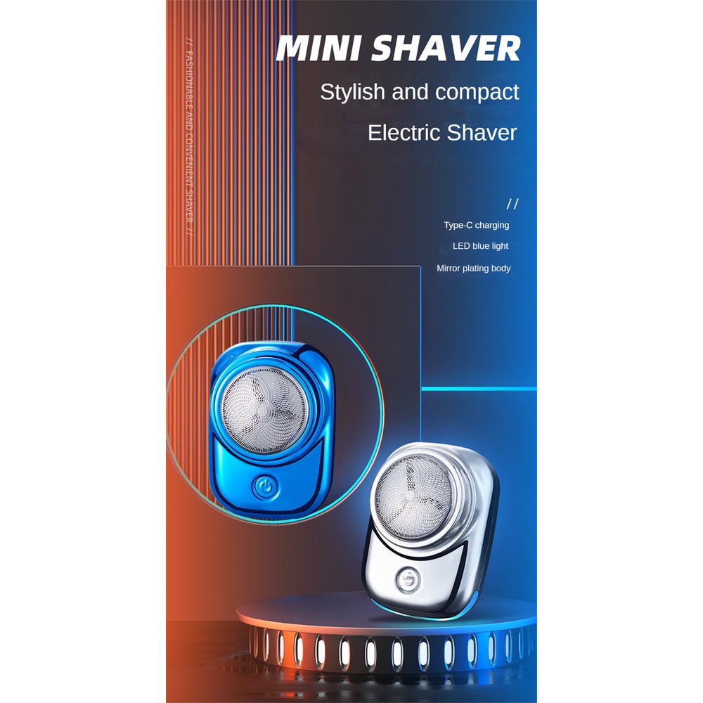 Máy cạo râu JULYSTAR điện ướt và khô sạc USB mini cầm tay cho nam nữ