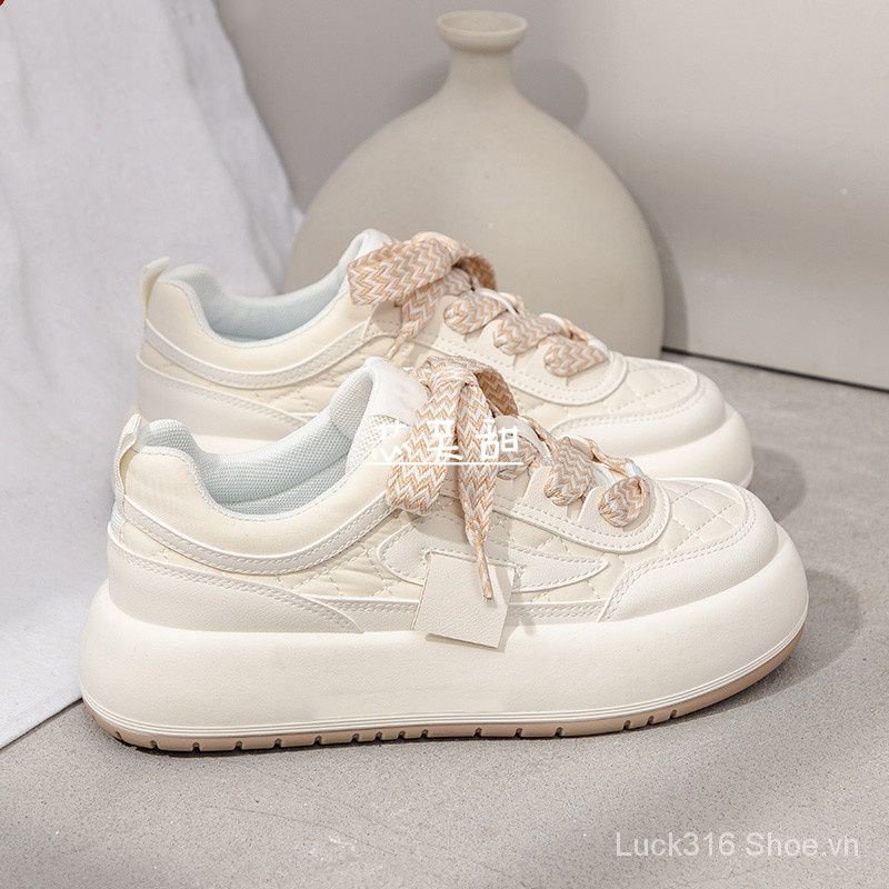 Giày Sneaker Đế Phẳng Tăng Chiều Cao Phong Cách Thời Trang Mới 2023