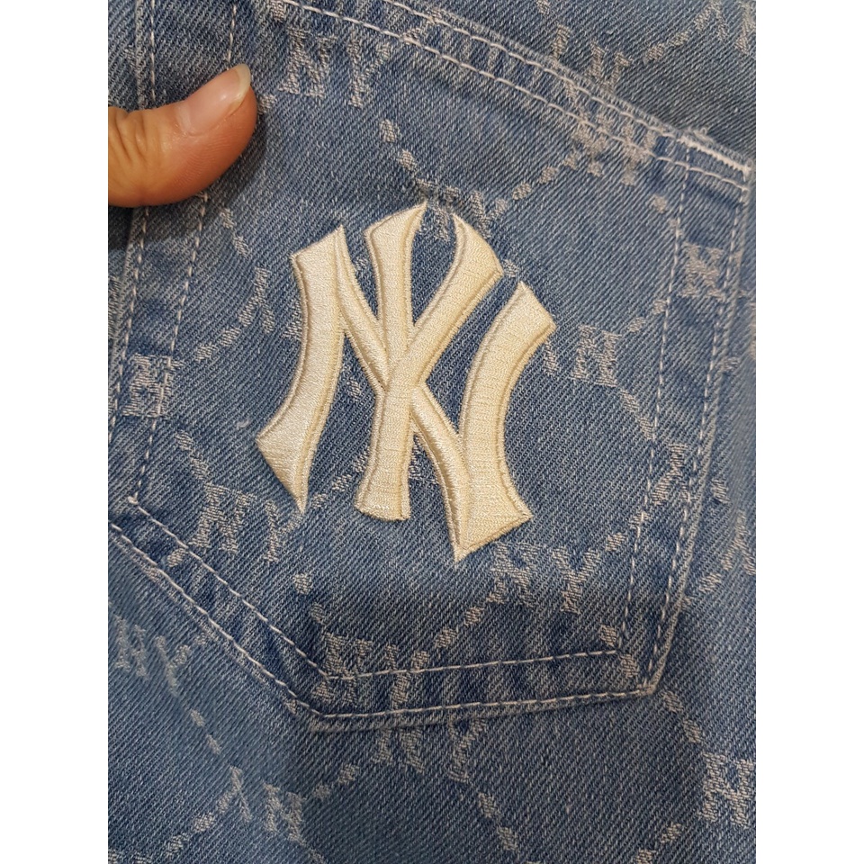 Chân Váy Jean M.L.B Họa Tiết