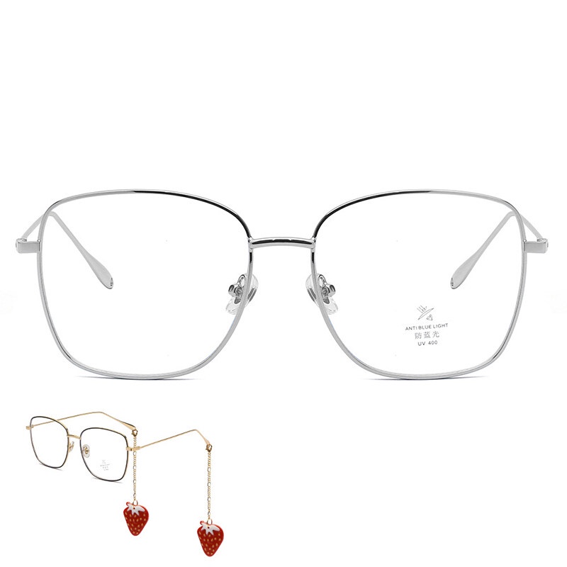 Mắt Kính Chống Bức Xạ Gọng Kim Loại Thời Trang Cho Nam