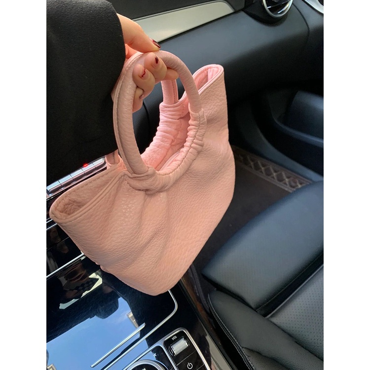 Túi Đeo Chéo Da Mềm Kiểu Xếp Ly Thời Trang Hàn Quốc 2023 Cho Nữ