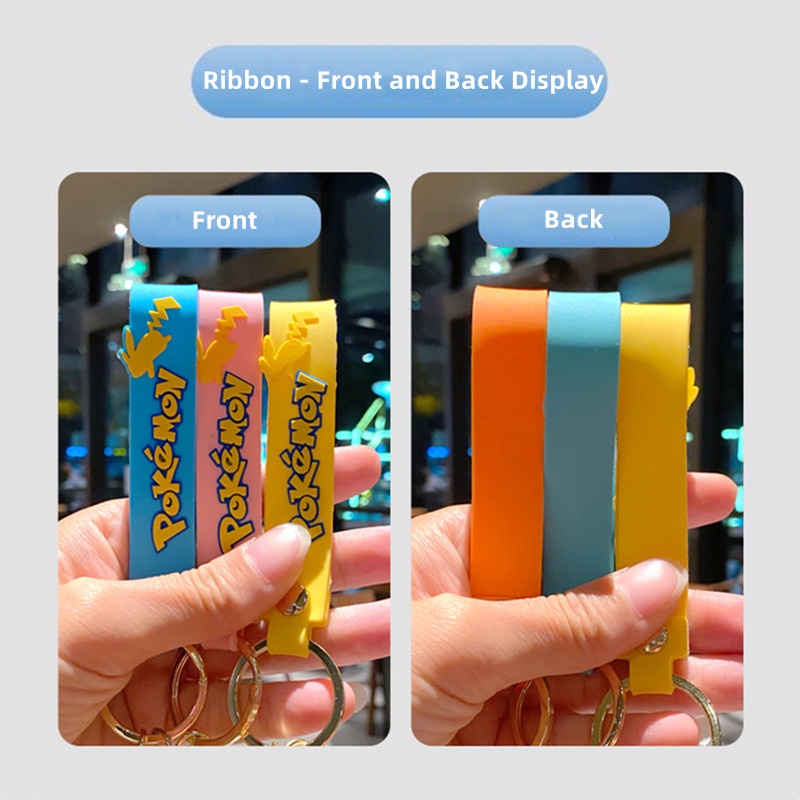 Móc Khóa Bằng PVC Hình Nhân Vật Hoạt Hình Pokemon Charizard Bulbasaur Squirtle