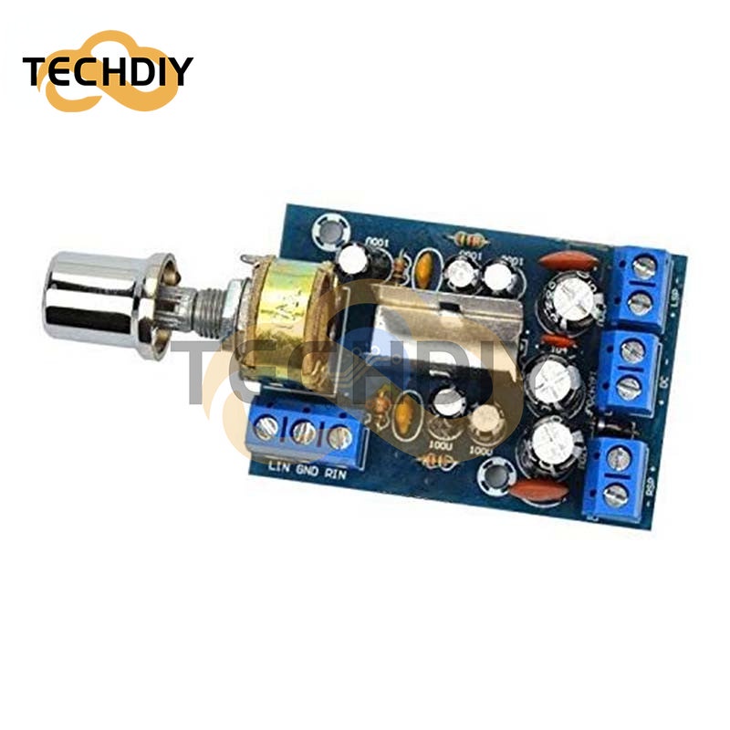 Bảng Mạch Khuếch Đại Âm Thanh Mini TEA2025B 2.0 Kênh 2.0 Cho Loa PC 3W + 3W 5V 9V 12V