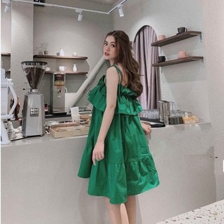 Đầm babydoll 2 dây đuôi cá 2 màu rực rỡ mùa hè chất lụa 100D mát mẻ - Thủy Vintage