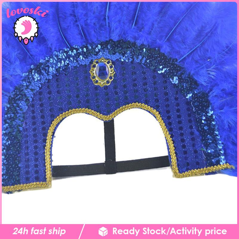 Phụ Kiện Cài Tóc Lông Vũ Thời Trang Dùng Biểu Diễn Sân Khấu