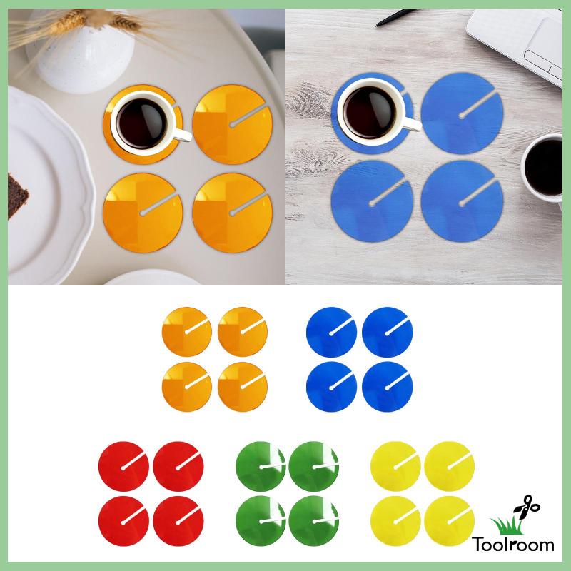 Set 4 Cốc Uống Cà Phê Tiện Dụng Cho Nhà Bếp