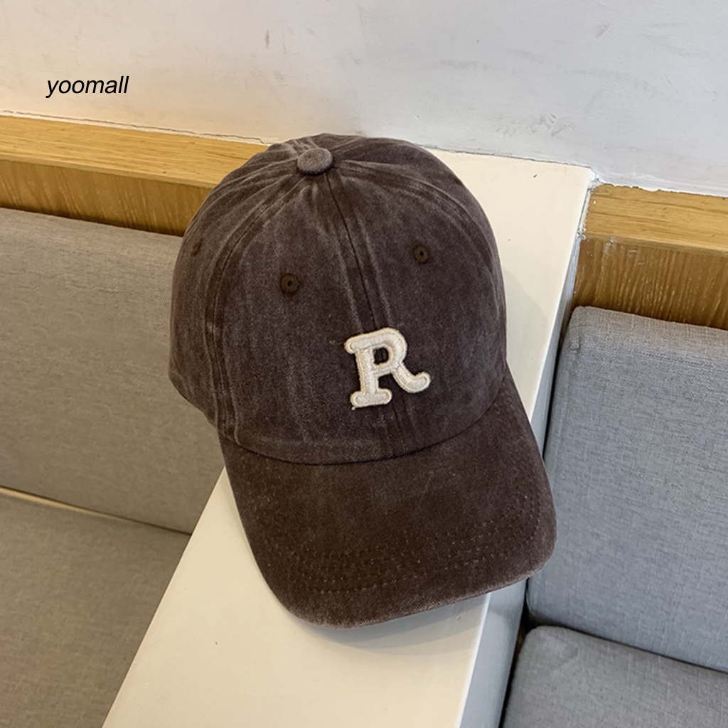 Mũ Lưỡi Trai Thêu Chữ Chống Nắng Có Thể Giặt Được Thời Trang Cho Nam Và Nữ