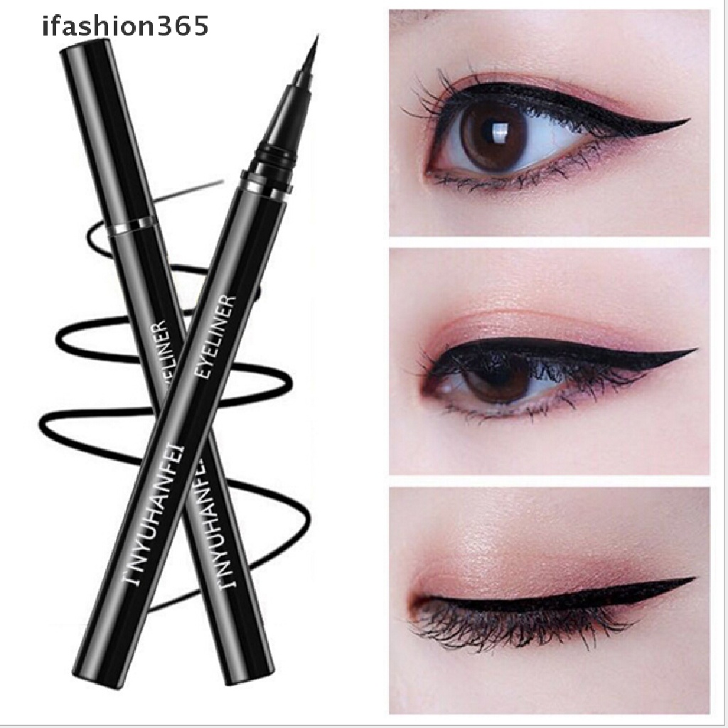 Bút Kẻ Mắt Dạng Lỏng Màu Đen Lâu Trôi Chống Thấm Nước ifashion365