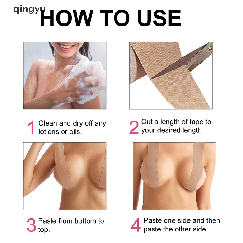 1 Cuộn Băng Dán Nâng Ngực Bằng Silicon Mềm Tự Dính Thoải Mái Dài 5M