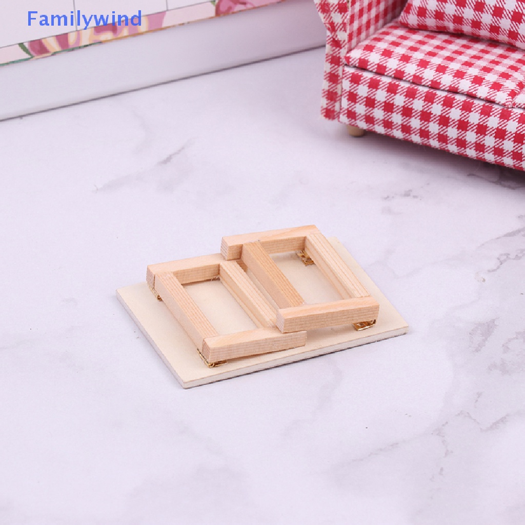 Mô Hình Bàn Xếp Trang Trí Nội Thất Cho Nhà Búp Bê Tỉ Lệ 1 / 12