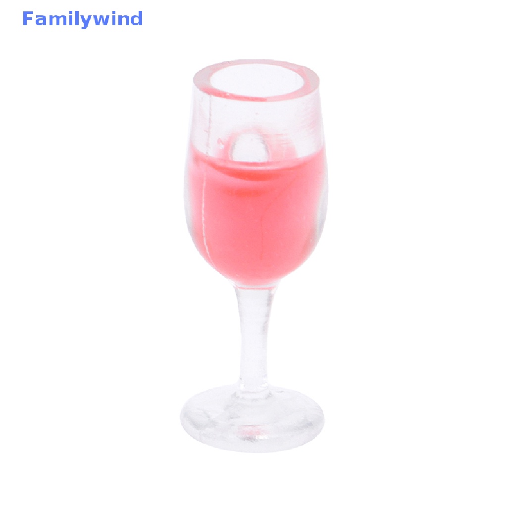 Set 5 Ly Rượu Mini Tỉ Lệ 1 / 12 Dùng Để Trang Trí Nhà Búp Bê