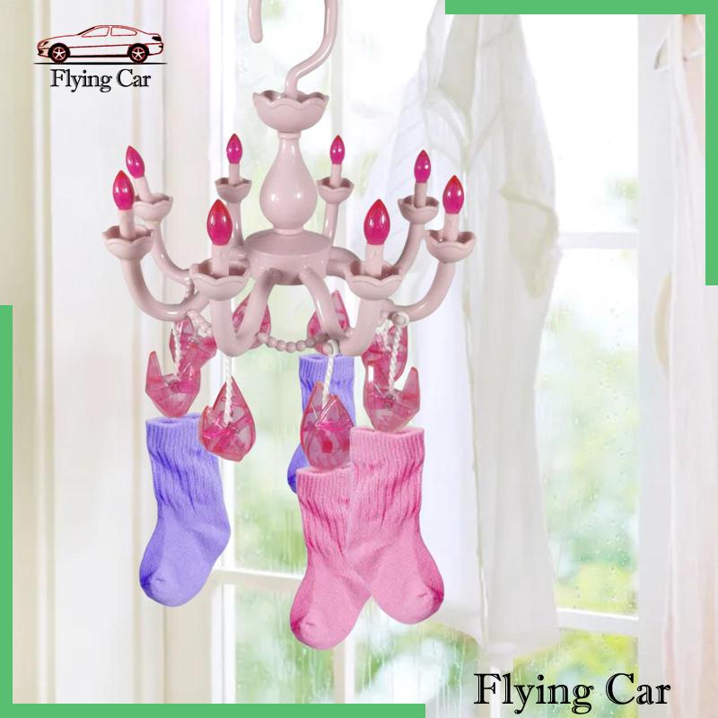 [Lzdjfmy2] Kẹp Phơi Quần Áo Và Móc Treo Phơi Khô