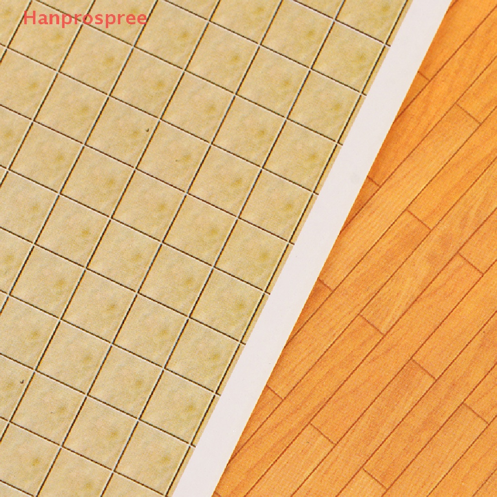 Miếng Dán Sàn Nhà Mini Trang Trí Nhà Búp Bê Tỉ Lệ 1: 12