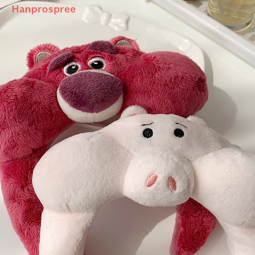 Băng Đô Cài Tóc Rửa Mặt / Trang Điểm / Trang Điểm Họa Tiết Gấu Hoạt Hình Bằng Lông Nhung Hanprospree >