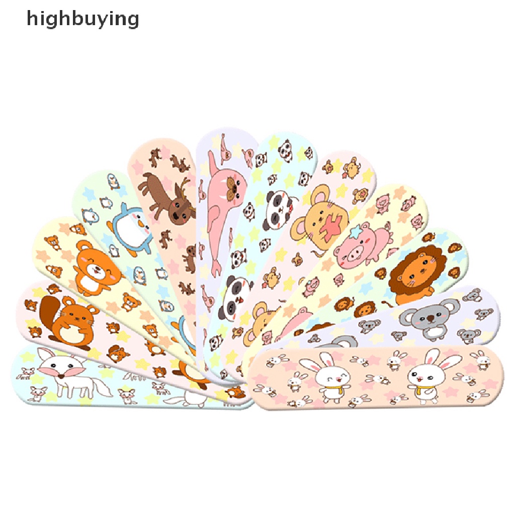 Set 120 Băng Cá Nhân Thoáng Khí Chống Thấm Nước Họa Tiết Hoạt Hình