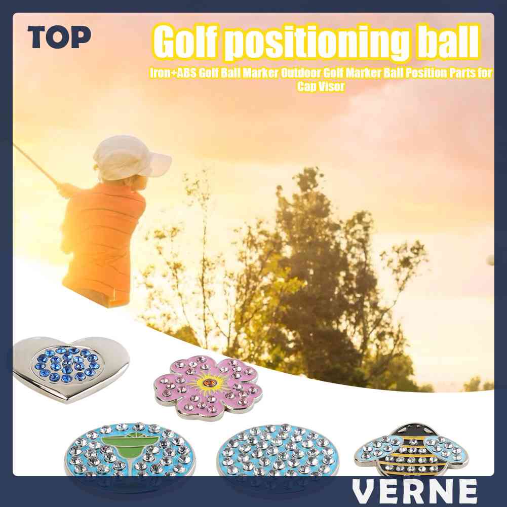 Dụng Cụ Đánh Dấu Vị Trí Bóng Golf Bằng Sắt + ABS