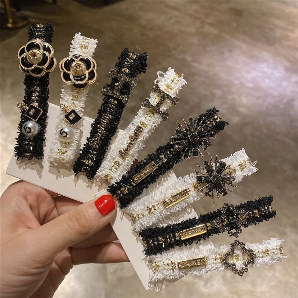 Xiao Xiangfeng Kẹp Tóc Kẹp Bên Nhỏ Đính Kim Cương Lấp Lánh Khí Chất Phong Cách Hàn Quốc