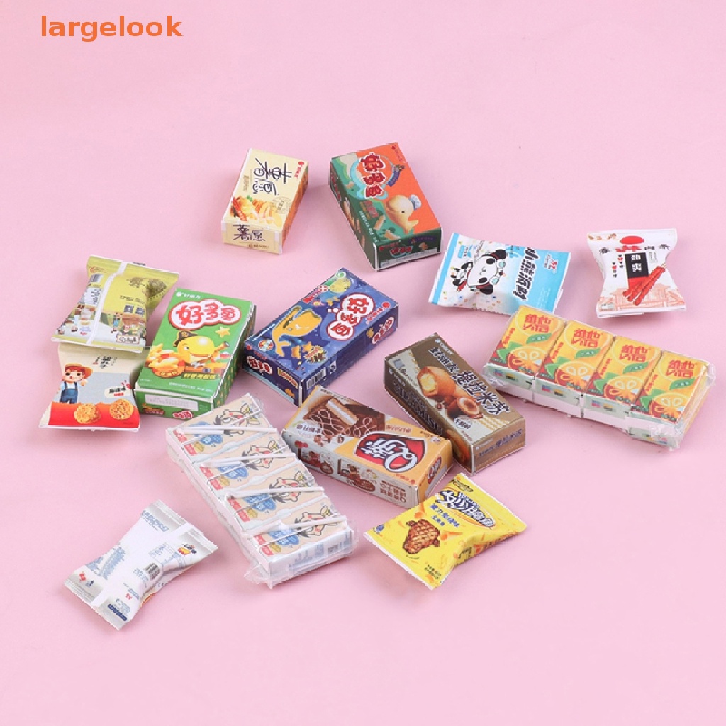 Mô Hình Hộp Bánh Mì / Thức Ăn / Siêu Thị Trang Trí Nhà Búp Bê Tỉ Lệ 1: 12