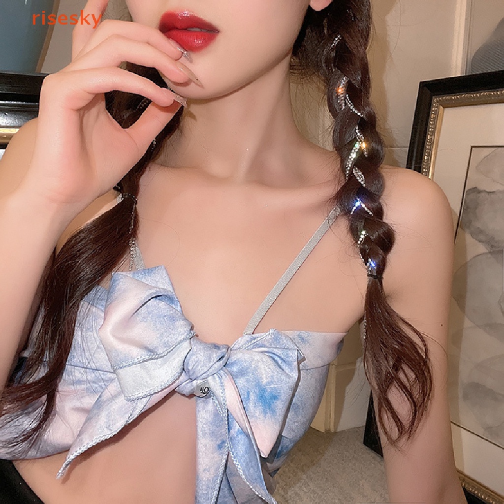 Kẹp Tóc Tua Rua Dài Đính Đá Pha Lê Toàn Diện Cho Nữ