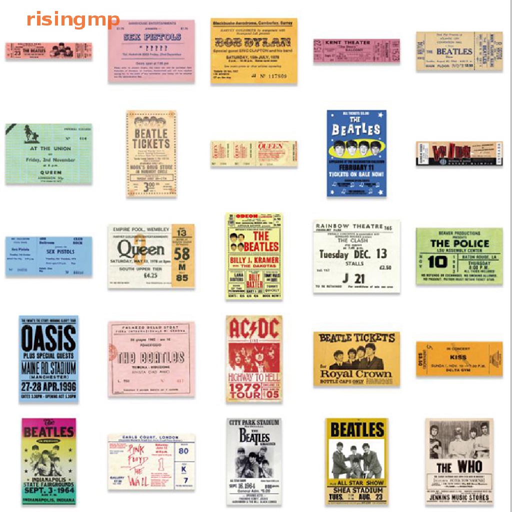 Set 55 Sticker Họa Tiết Graffiti Dán Trang Trí Máy Bay Phong Cách Retro