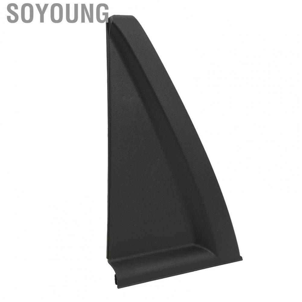 Soyoung Door Outside Delta Molding  Exquisite Appearance 838301F000 Triangle Protective Trim Wearproof Shockproof Sturdy ABS for Car