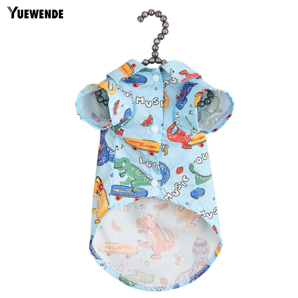 Yue.z Áo Ngắn Tay Hai Lớp Thời Trang Mùa Hè Cho Thú Cưng