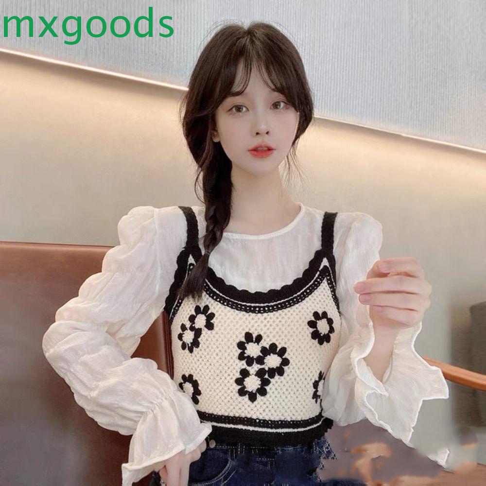 Áo Hai Dây Cổ Chữ U Khoét Sâu Họa Tiết Hoa Thời Trang Mùa Hè Cho Bạn Gái