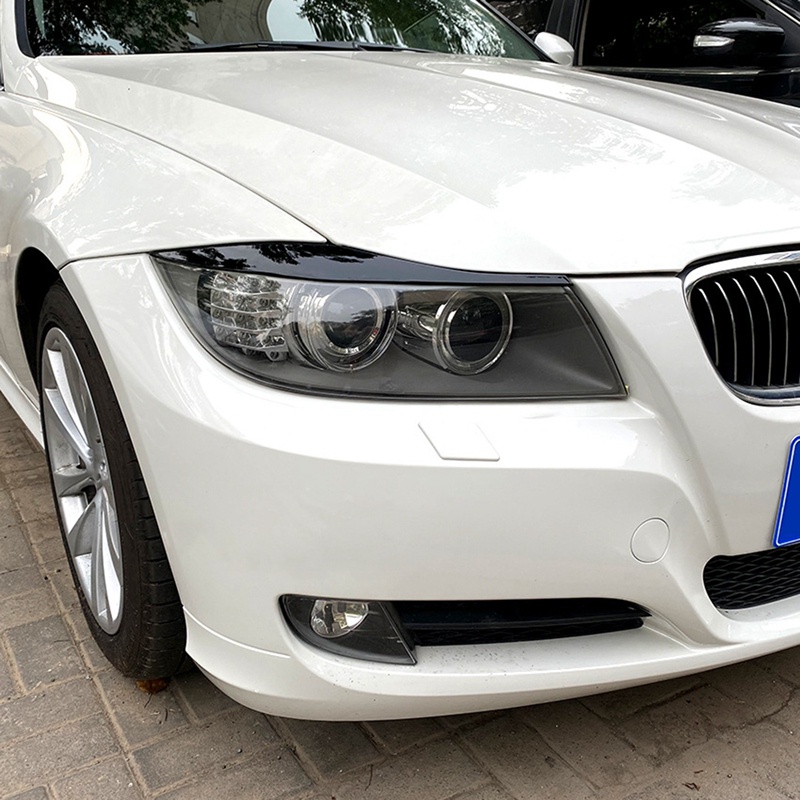 Miếng Dán Đèn Pha Bằng Sợi Carbon Cao Cấp Cho Xe Hơi BMW 3-Series E90 E91 320I 330I 2005-2012