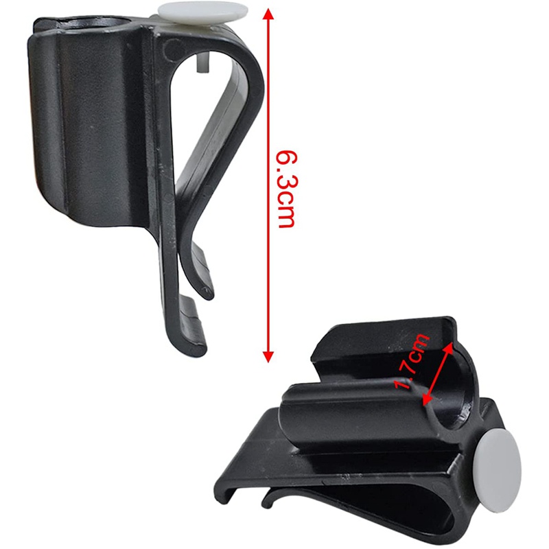 Bộ 10 Kẹp Giữ Gậy Đánh Golf Bằng Nhựa Màu Đen Siêu Bền Tiện Dụng