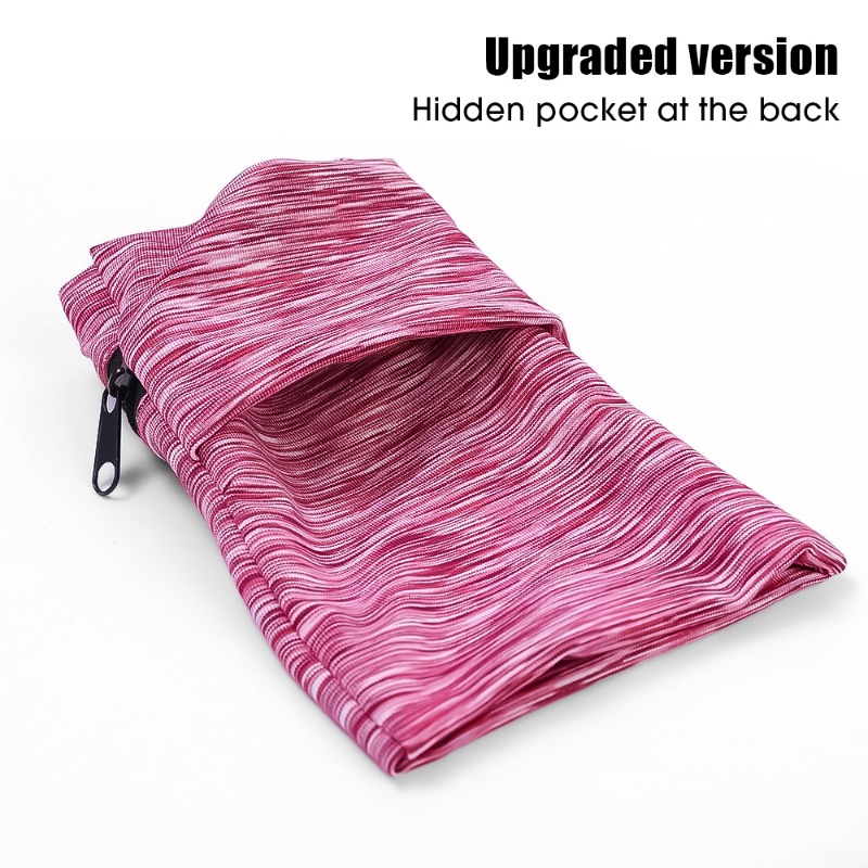 Túi Đựng Điện Thoại Đeo Cánh Tay Siêu Nhẹ Có Khóa Kéo Thời Trang Cho Nam Và Nữ