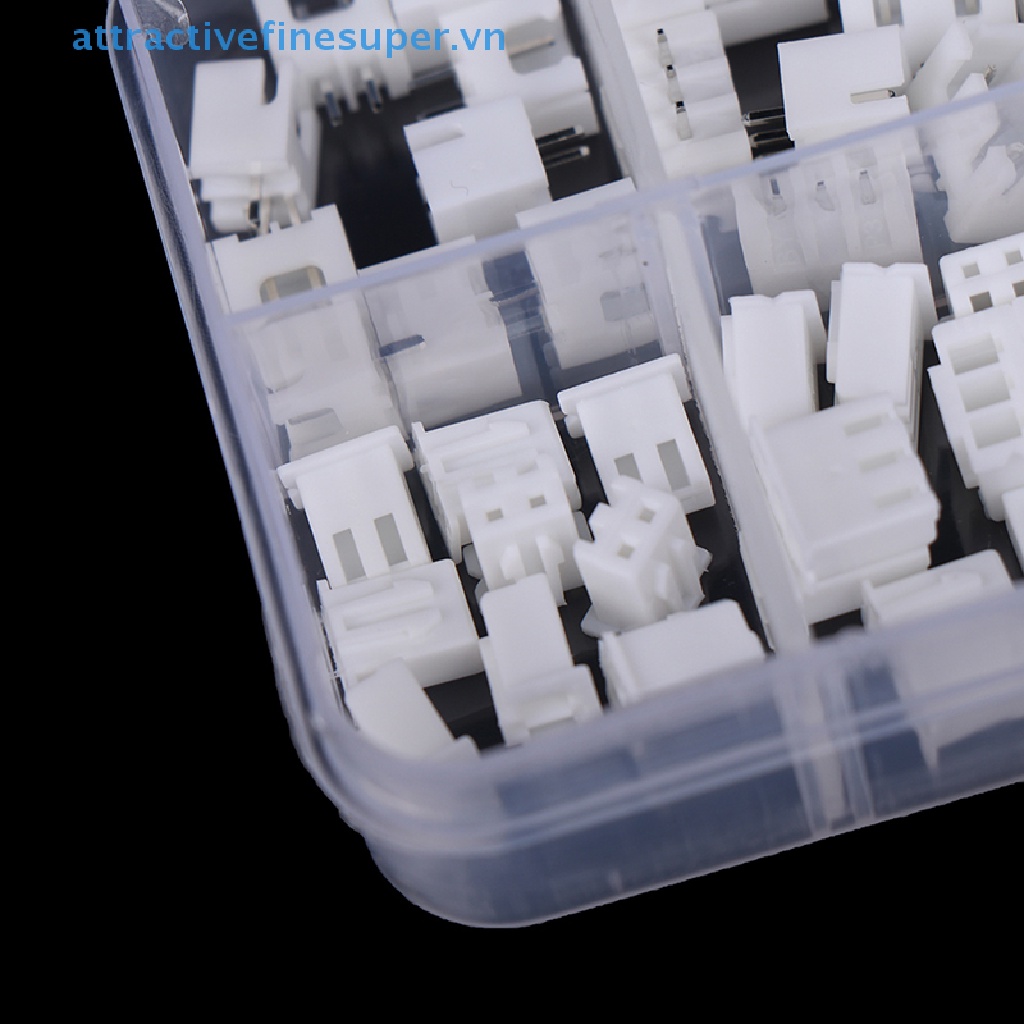 Set 230 Đầu Nối Dây Điện XH 2.54 2p 3p 4p 5pin 2.54mm