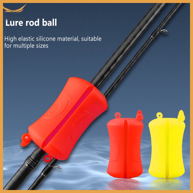 4 Phụ Kiện Quấn Cố Định Cần Câu Cá Bằng Silicon Mềm Chống Trượt Đa Năng