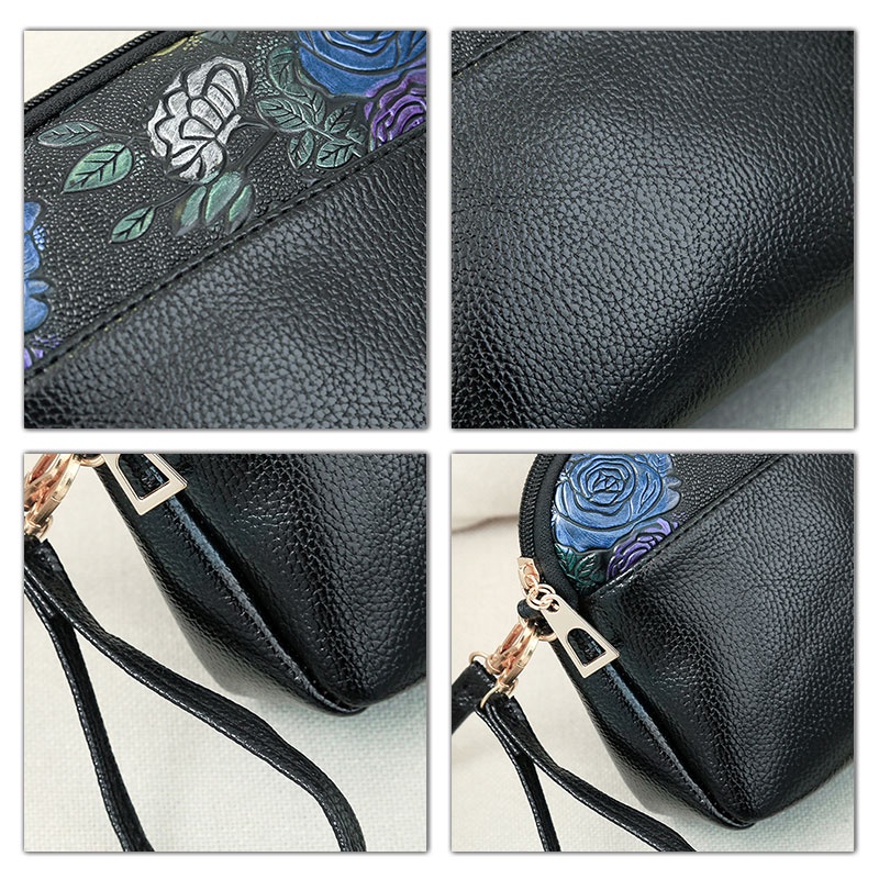 MISCHA Túi Da pu Đeo Chéo Phong Cách Hàn Quốc Đơn Giản Dành Cho Nữ