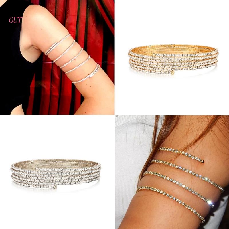 Vòng Tay Đính Đá Lấp Lánh Phong Cách Vintage Cho Tuổi Teen / Nữ