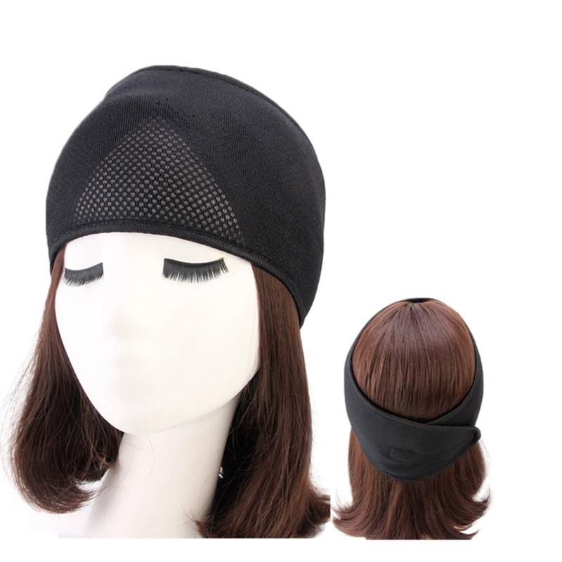 Khăn Lưới Quấn Tóc Khi Ngủ Màu Đen Dành Cho Nữ