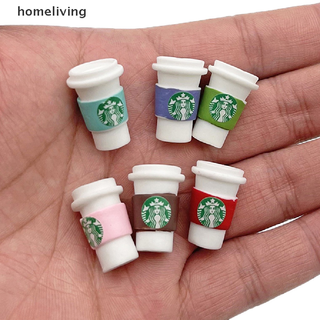 Set 5 Ly Cà Phê Mini Trang Trí Nhà Búp Bê