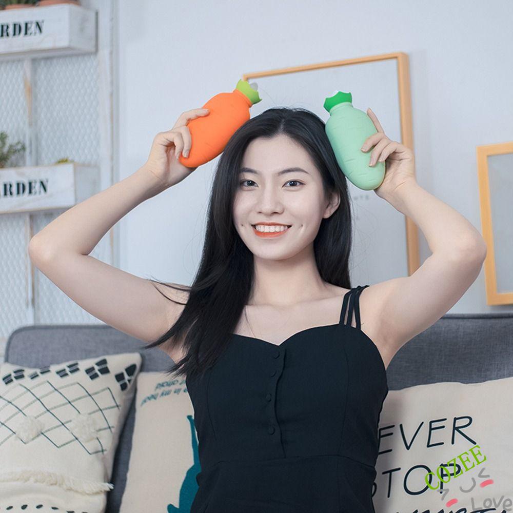 Đệm Sưởi Ấm Tay Bằng Silicone Tái Sử Dụng Được Hình Củ Cà Rốt