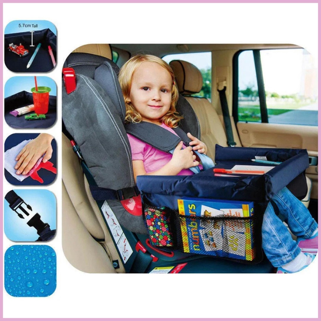 Khay Đựng Đồ Dùng Gắn Ghế Ngồi Xe Hơi Tiện Dụng Cho Bé