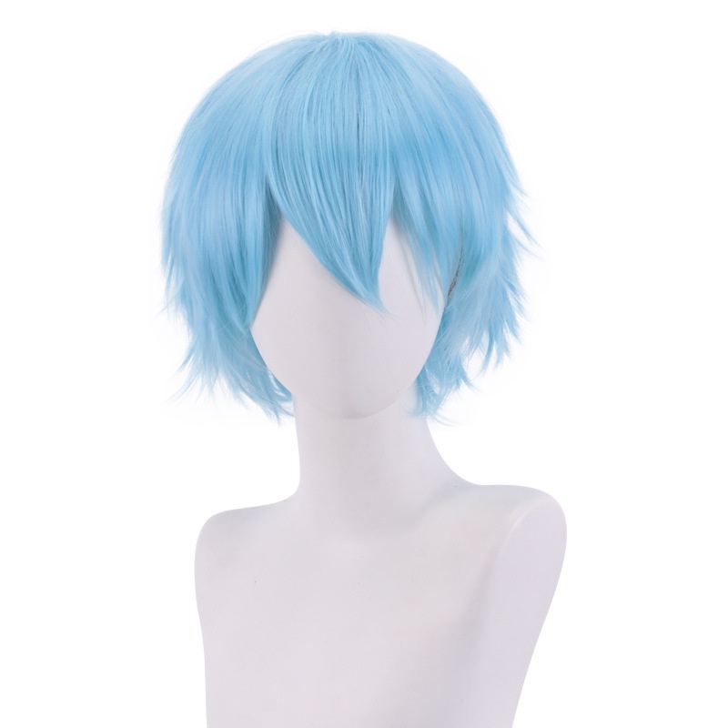 Tóc Giả Ngắn 30CM Chống Rối Màu Sắc Thời Trang Cho Nam Và Nữ