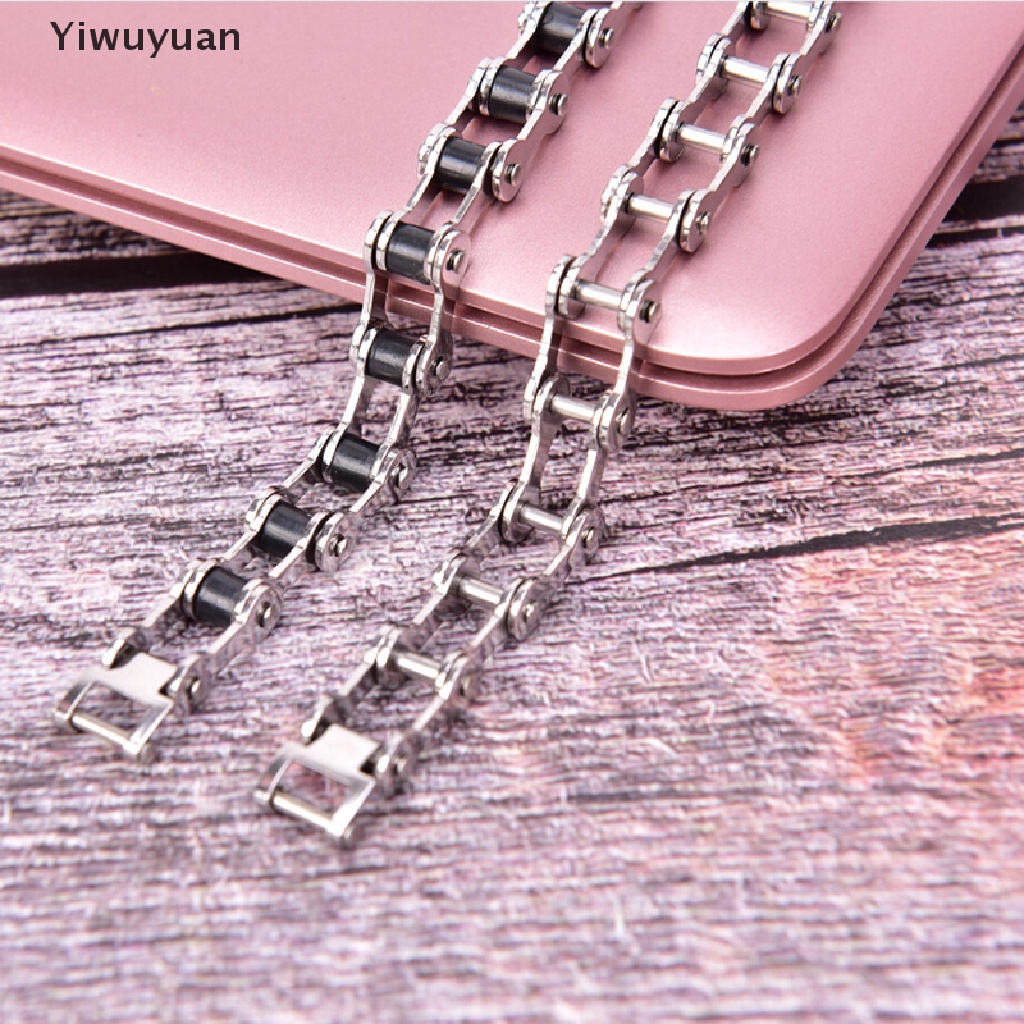 < Yiwuyuan > Vòng Tay Dây Xích Xe Máy Bằng Thép Không Gỉ Thời Trang Quà Tặng Cho Nam Giảm Giá