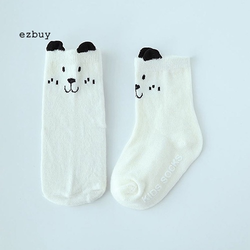 Vớ Cotton Mềm Mại Chống Trượt In Họa Tiết Hoạt Hình Cho Bé Sơ Sinh Từ 0-24 Tháng Tuổi