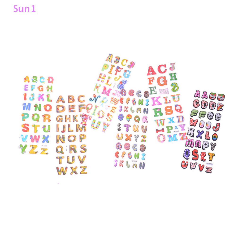 Bộ 6 Tấm Sticker Dán Họa Tiết Hoạt Hình 3D Dễ Thương Bắt Mắt