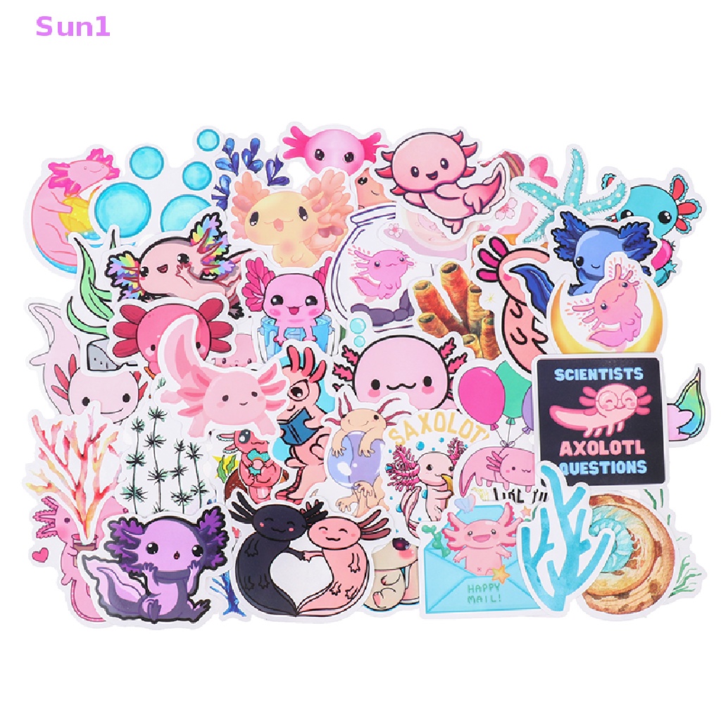 Set 1: 100 Sticker Dán Laptop Hình Động Vật Dễ Thương
