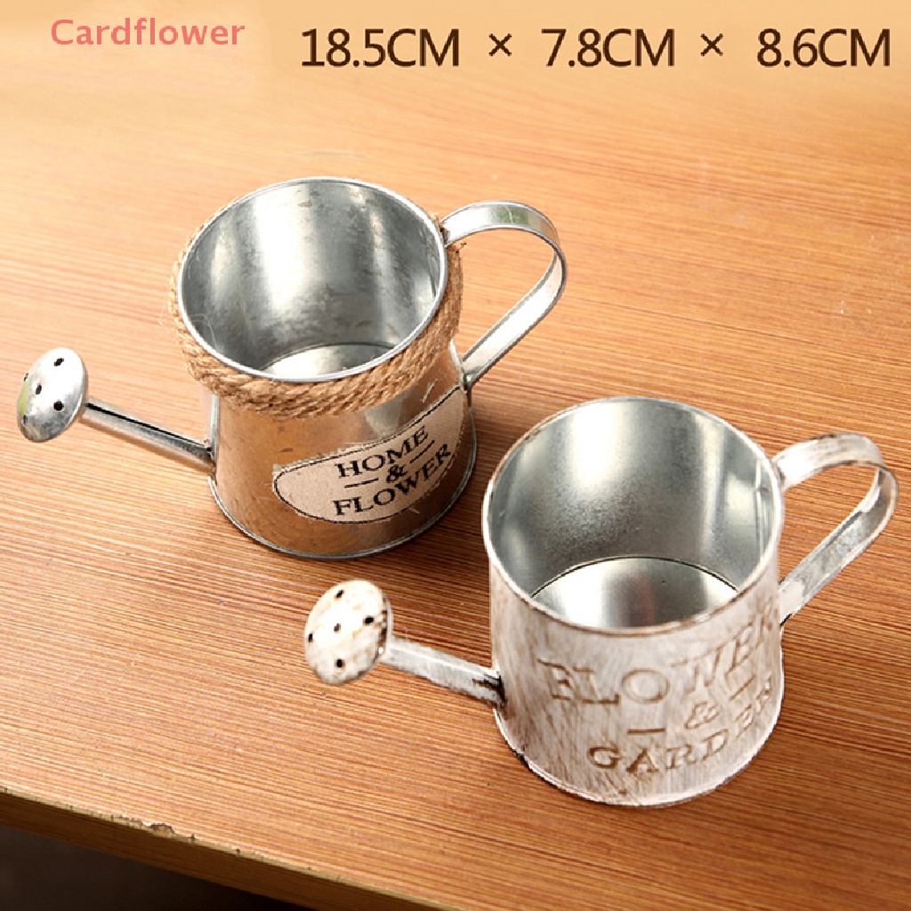 &lt; Cardflower &gt; Chậu Hoa Đứng Bằng Kim Loại Phong Cách vintage Trang Trí Khu Vườn Mới