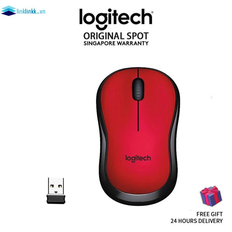 Chuột Quang Không Dây 2.4GHz Cho PC / Laptop / Điện Thoại / Máy Tính Bảng M220 PK Logitech M221 M185